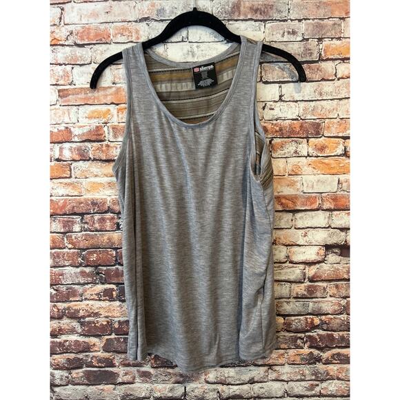 Sherpa Adventure Gear Women’s Medium Gray Southwest Print Tank Top Sleeveless - Picture 1 of 4
